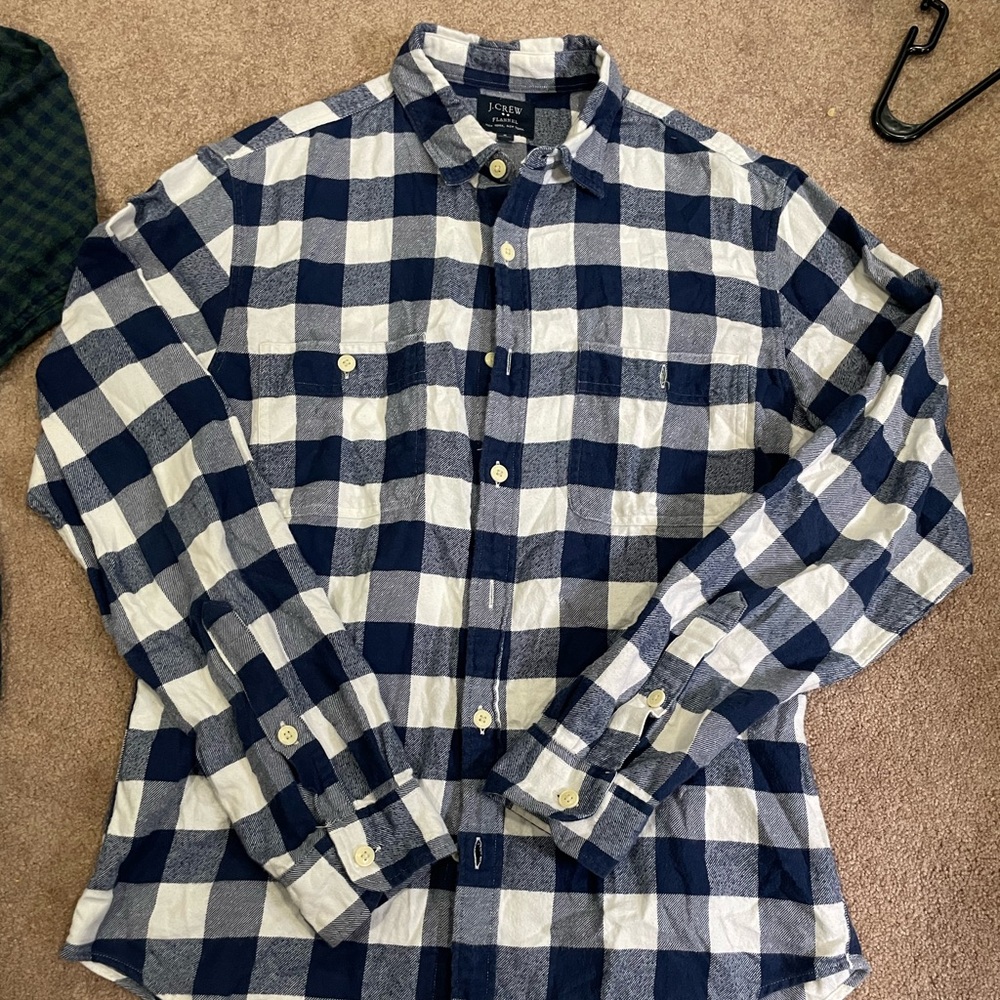 J Crew Mens Flannel - Picture 4 of 5